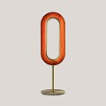 Lens Oval Table Lamp - Gold