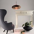 Copper Wide LED Pendant
