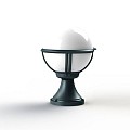 Boreal MODEL N°6 Bollards With Opal Diffuser