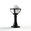 Boreal MODEL N°7 Bollards With Opal Diffuser