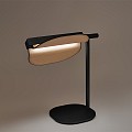 Omma 1 Leaf Table Lamp - Matt Black