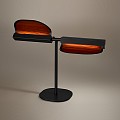 Omma 2 Leaves Table Lamp - Matt Black