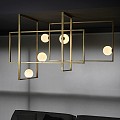 Mondrian Glass Ceiling Lamp