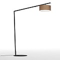 Angelica Outdoor Floor Lamp - Black Structure