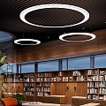 Roda 120 Suspension Lamp With Recessed Canopy
