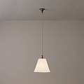 Antique Brass Large Pleat Pendant