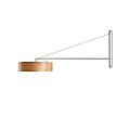 Thesis Wall Lamp - Matte Nickel