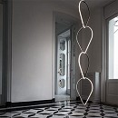 Arrangements Drop Down Suspension Lamp With Small Surface Rose Canopy