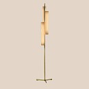 Black Note Triplet Floor Lamp - Gold