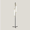Black Note Triplet Floor Lamp - Matt Black