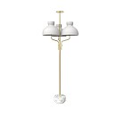 Arenzano Tre Fiamme Floor Lamp - Carrara Marble