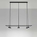Cupolina Suspension - T-3935 With Surface Black Canopy
