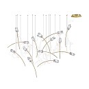 Tulip 14 Free -Standing Suspension Lamp