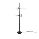 Pinocchio Floor Lamp With Matte Black Nickel Structure