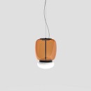 Faro Large Suspension Lamp With Matt Black Frame