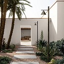Cone Outdoor Floor Lamp - A