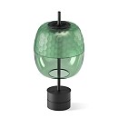Adamas 23 Table Lamp - Forest Green Glass