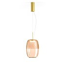 Adamas 33 Suspension Lamp - Pink Glass