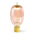 Adamas 33 Table Lamp - Pink Glass