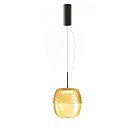 Adamas 23 Suspension Lamp - Bronze Glass