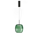 Adamas 23 Suspension Lamp - Forest Green Glass