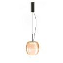 Adamas 23 Suspension Lamp - Pink Glass