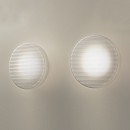 Côte 37cm Wall Lamp - Frosted Smoky Grey Glass