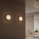 Côte 37cm Wall Lamp - Frosted White Glass