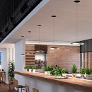 Valentina S-24 Suspension Lamp With Recessed Canopy