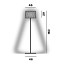 Twiggy Grid Lettura Outdoor Floor Lamp