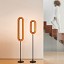Lens Superoval Floor Lamp - Matt Ivory
