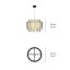 Maruja Suspension Lamp - Matt Black Canopy