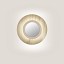 Lens Circular Wall Lamp - Matt Ivory