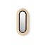 Lens Oval Wall Lamp - Matt Black