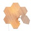 Nanoleaf Elements Hexagons Birchwood Smarter Kit 7 Pack