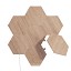 Nanoleaf Elements Hexagons Birchwood Smarter Kit 7 Pack