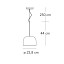 Equatore Small Suspension Lamp
