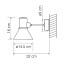 Type 80 W1 Wall Lamp With Plug & Cable