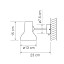 Type 75 Mini Wall Lamp - Margaret Howell - Sienna Edition With Plug & Cable