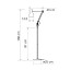 Type 75 Floor Lamp - Margaret Howell - Saxon Blue Edition