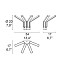 Aster Wall Lamp - 7386/A4