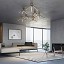 Aster Large Ceiling Lamp - 7386/P6 L