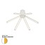 Aster Large Ceiling Lamp - 7386/P6 L