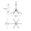 Aster Large Suspension Lamp - 7386/6 L