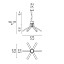 Aster Medium Suspension Lamp - 7386/6 M