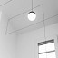 String Light - Sphere Head Suspension Lamp - 12mt Cable