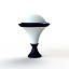 Dallas MODEL N°5 Bollard - Opal Diffuser