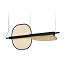 Omma 2 Leaves Suspension Lamp - Matt Black