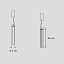 Estela Small Vertical Suspension Lamp