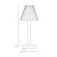 Cecil Table Lamp With Stem Base